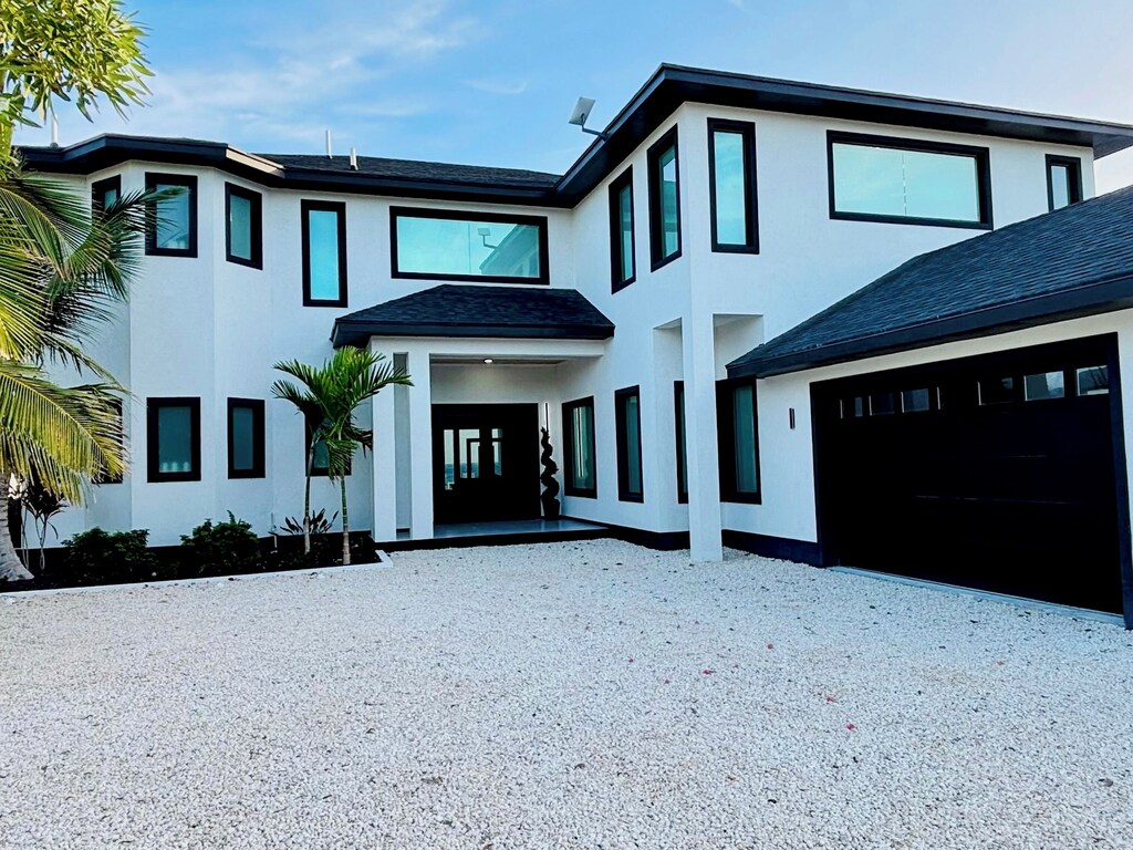 Back of house at night Exuma, Bahamas